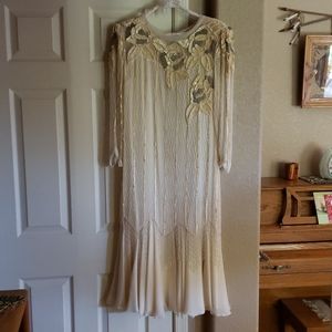 Formal beaded vintage dress
